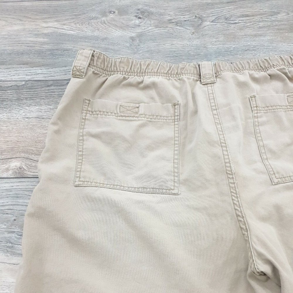 Wrangler Mens Cargo Shorts 40" Waist Beach Washed Beige Hiking Camping Work - Picture 8 of 12